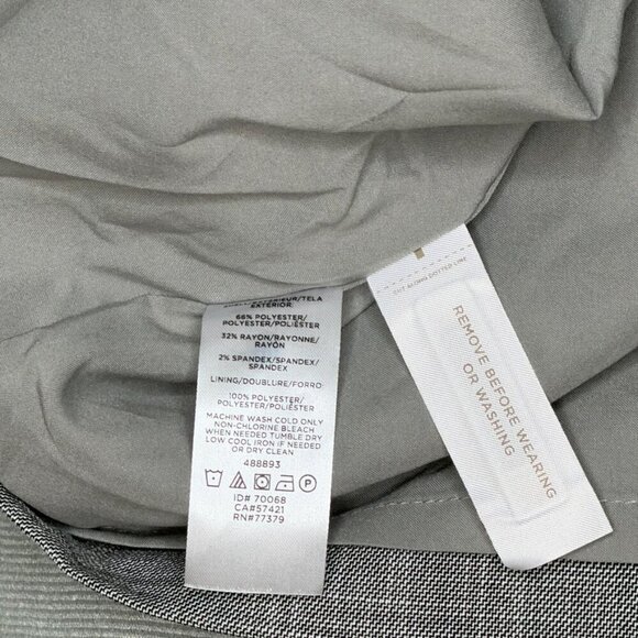 Ann Taylor NWT Gray Boatneck Draped Sheath Dress - Picture 7 of 7